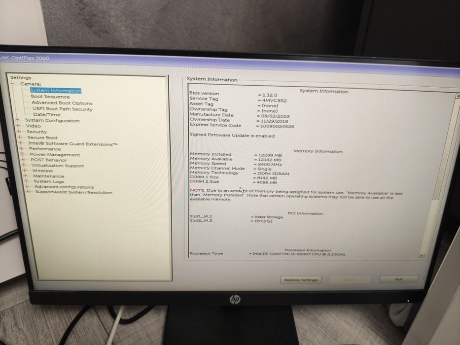 DELL Optiplex 3060 MiniPC