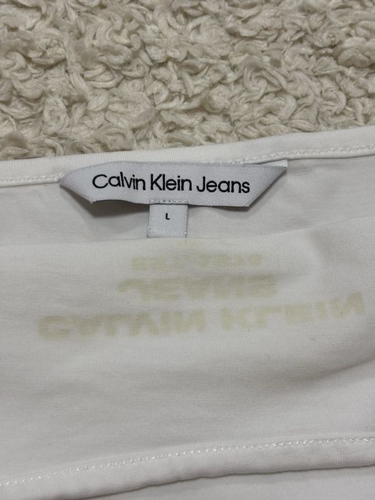 Calvin Klein jeans къс топ с лого