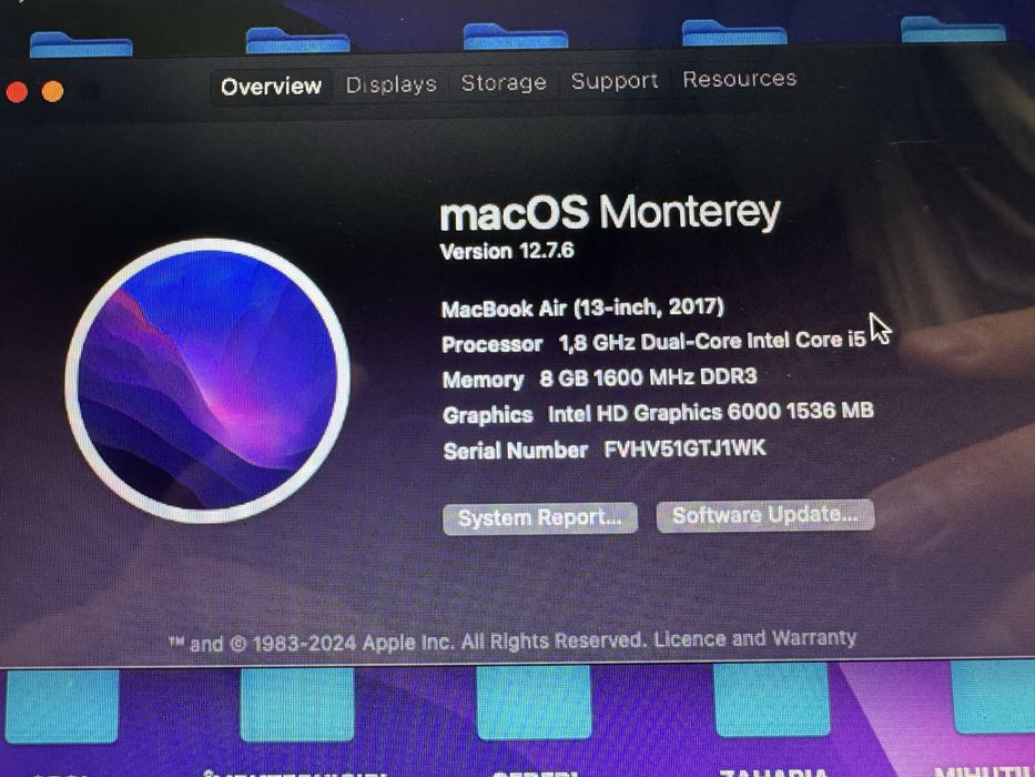 Macbook Air 13 inchi Intel i5