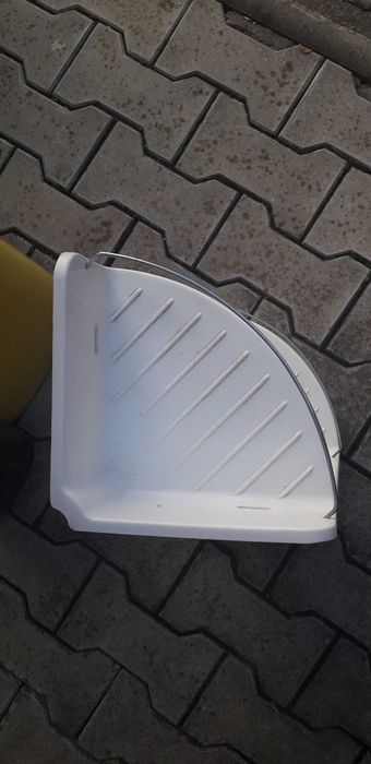 Etajera colt pentru baie si dus 20x20x50 cm