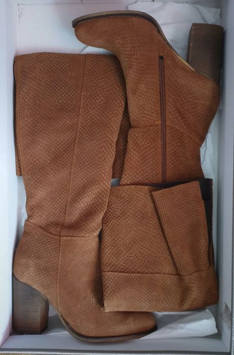 Cizme lungi piele naturala