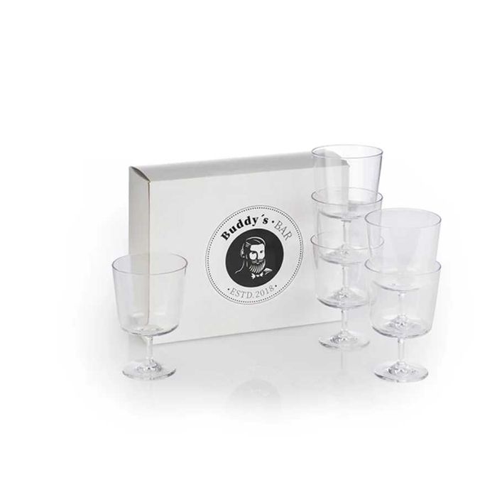 Комплект чаши за коктейли Buddy’s Bar – 6 броя