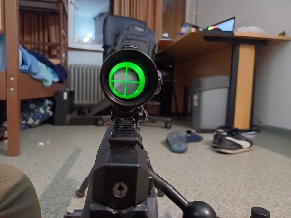 Replica Sniper Airsoft + luneta 3x9x42 + bipod - nou, garantie 2 ani