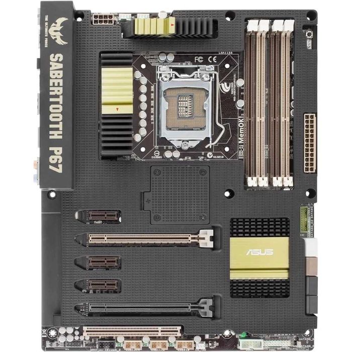 Дъно Дънна платка ASUS Sabertooth P67 1155 DDR3 OVERCLOCK