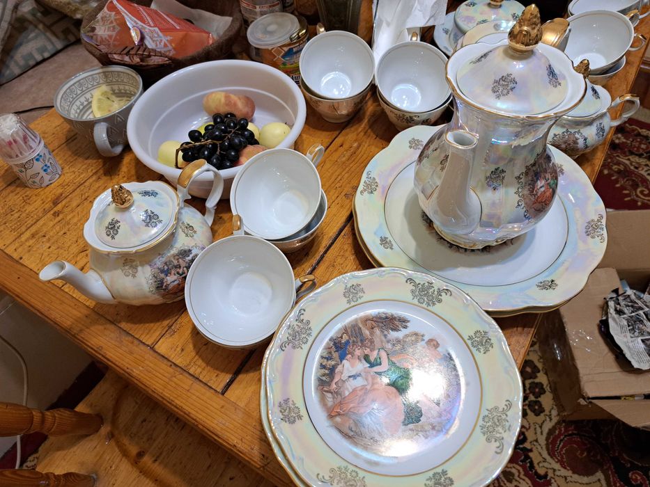 Сервиз "Madonna" 12 персон, перламутр, Германия, "Kahla", новое