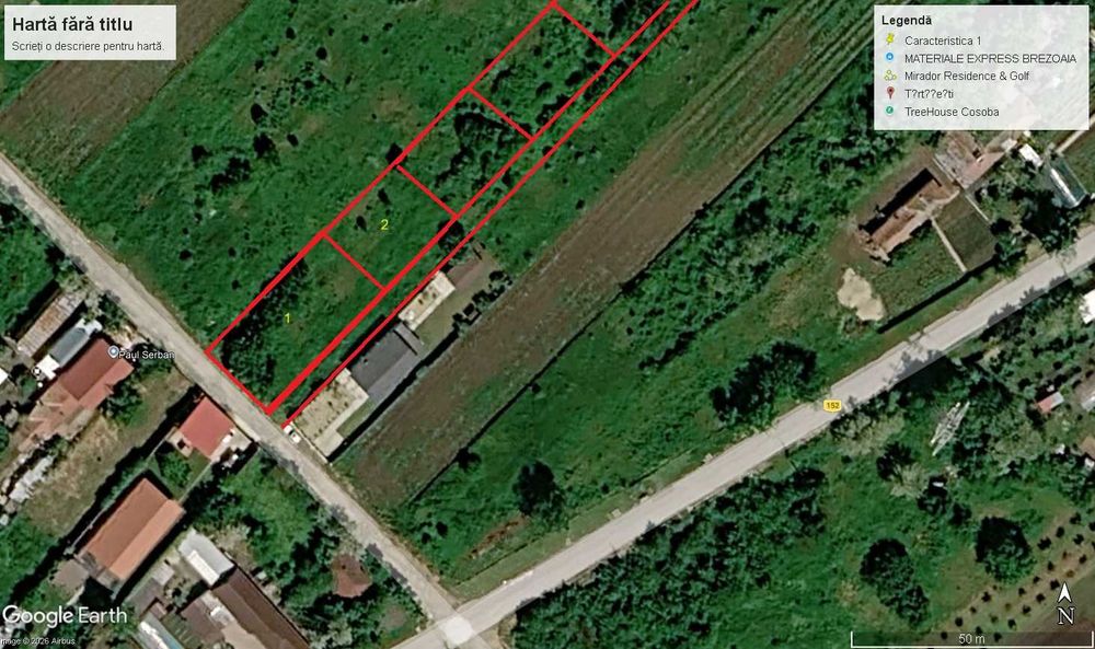 Terenuri intravilane de vânzare – Tărtășești, Str. Mircea cel Bătrân | Acces direct DN7 | Utilități | Ideal investiție sau locuință