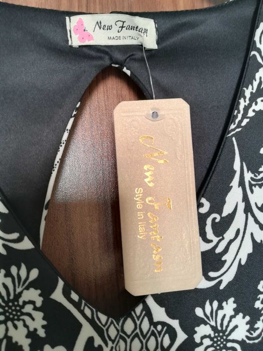 Нова разкроена рокля с етикет и Синя рокля