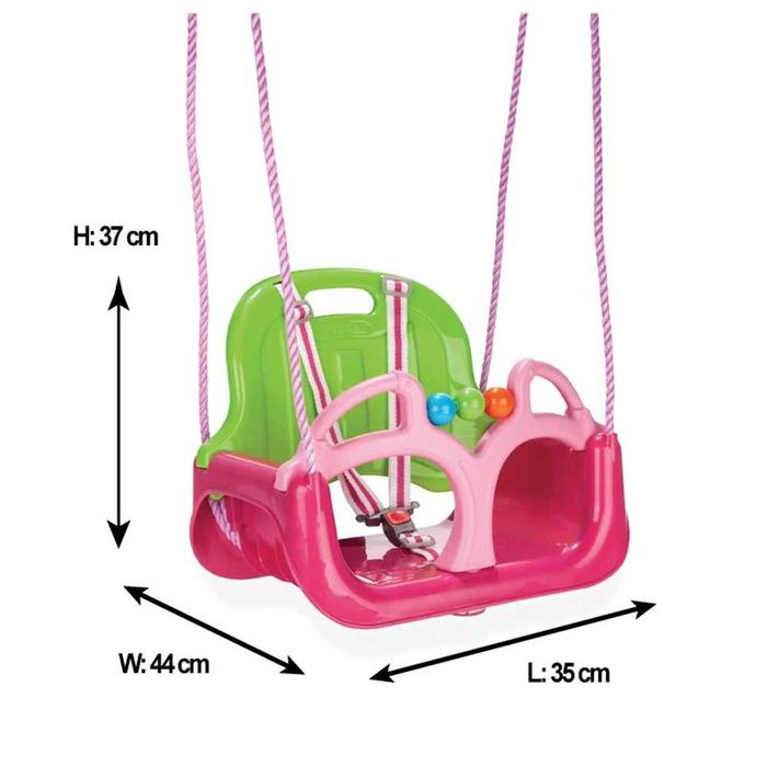 Детска люлка розова 3 в 1