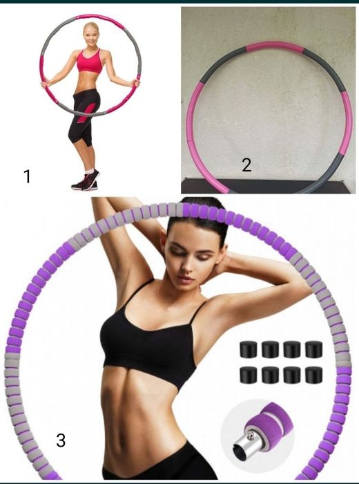 Cerc fitness masaj 8 segmente hula hoop slabit hulahoop tonifiere
