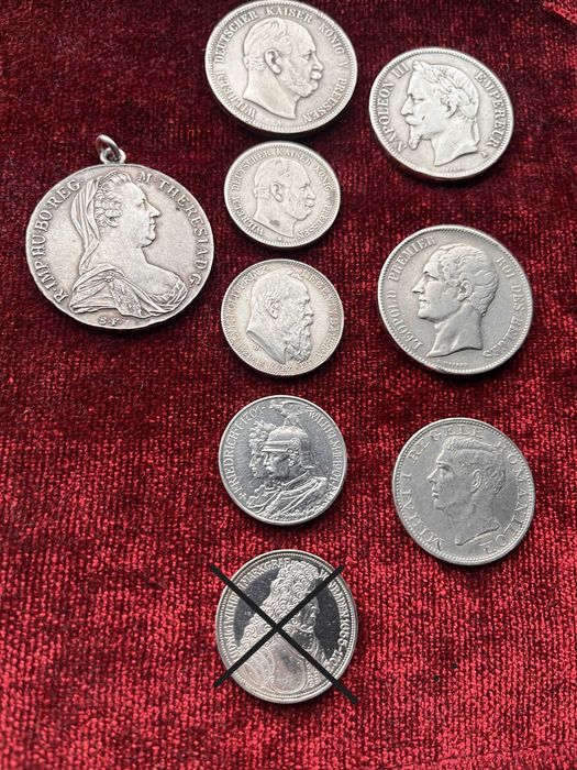 Lot Monede argint colectie