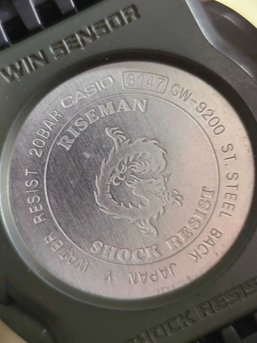 Casio G-Shock GW-9200-1 Riseman (made in Japan, modul 3147)