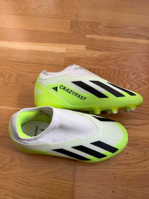 Ghete Fotbal Adidas CRAZYFAST Copii