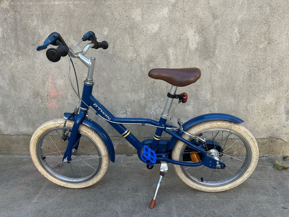 Bicicletă 2 în 1 Discover 900 14" albastru copii 90-110 cm