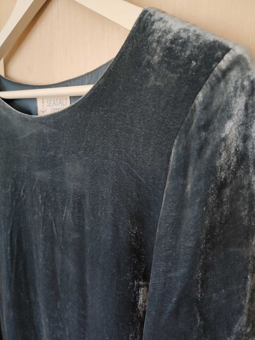 Rochie Noua Catifea Matase SeaSalt Cornwall (Masura L / 12)