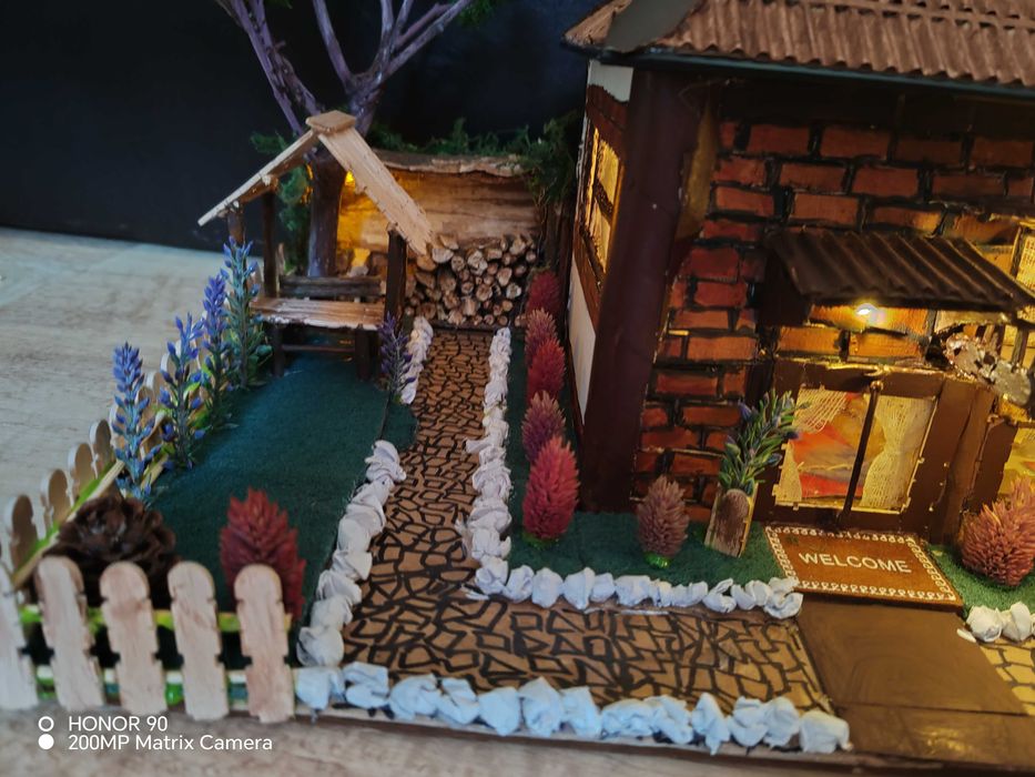 Căsuță rustica in miniatură Hand-made