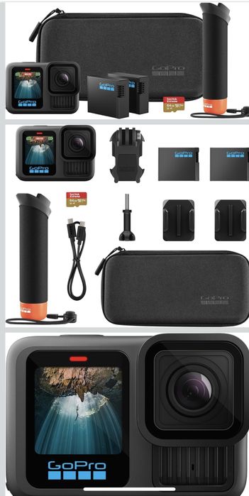 GoPro Hero 13 Negru + Accesorii