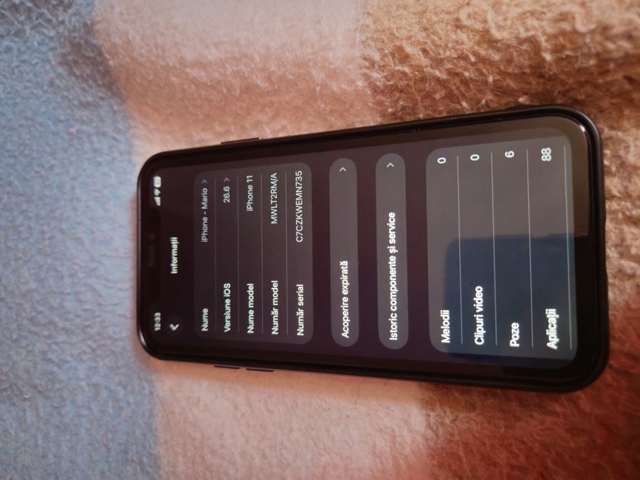 iPhone 11 64 GB în stare buna 88%