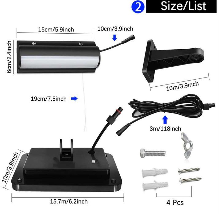 Lampa led cu panou solar  - 2bucati/100lei ambele