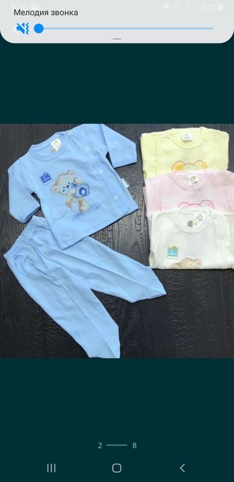 Детские вещи для новорождённого