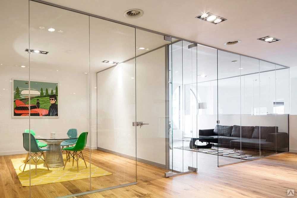 Перегородки стеклянные