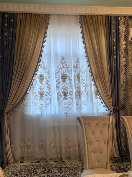 Шторы эксклюзив для зала