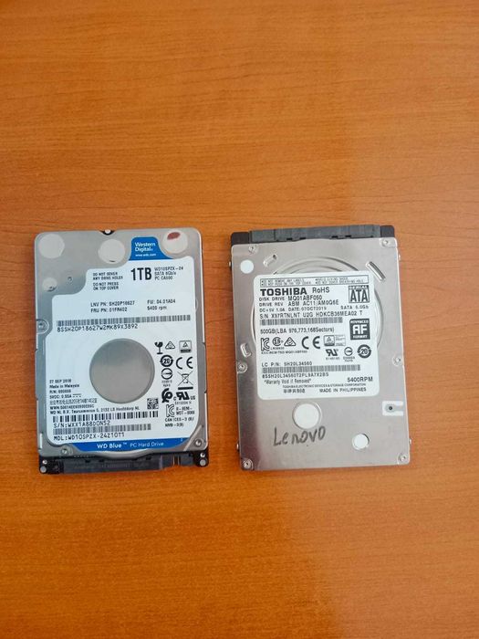 Продам жесткие диски HDD, накопители Toshiba, Western Digital