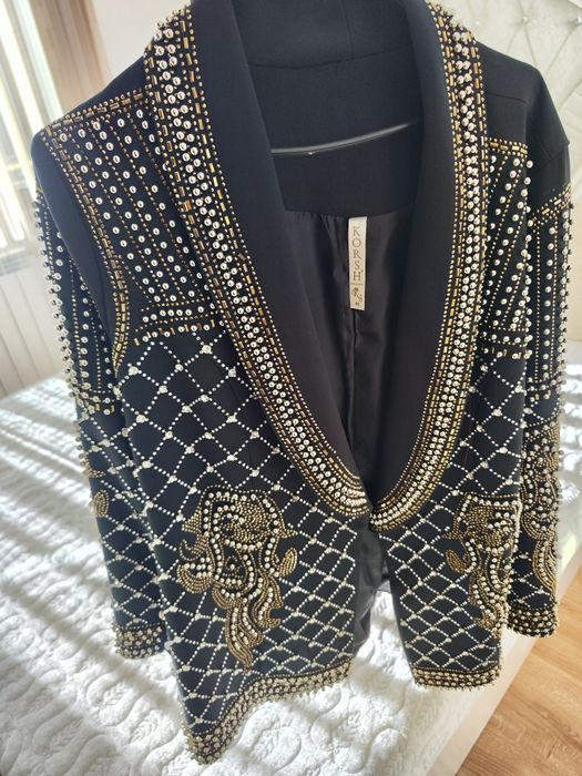 Дамски лъскаво сако