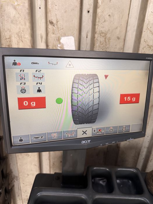 Masina de echilibrat roti Sicam