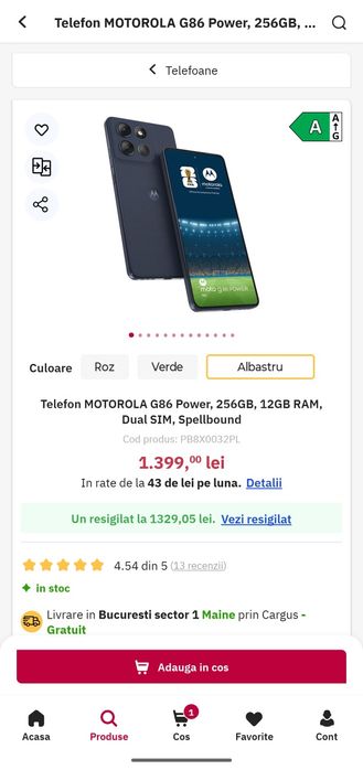 Motorola G86 Power 5G/ 12GB RAM/ 256GB