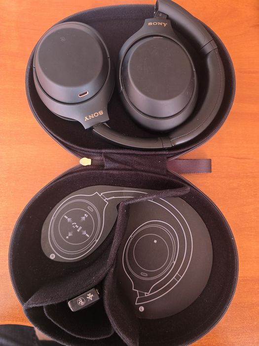 Слушалки Sony WH1000XM4L, Wireless, Noise cancelling