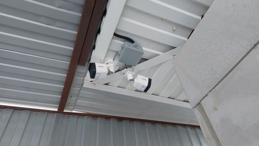 Установка монтаж видеонаблюдение