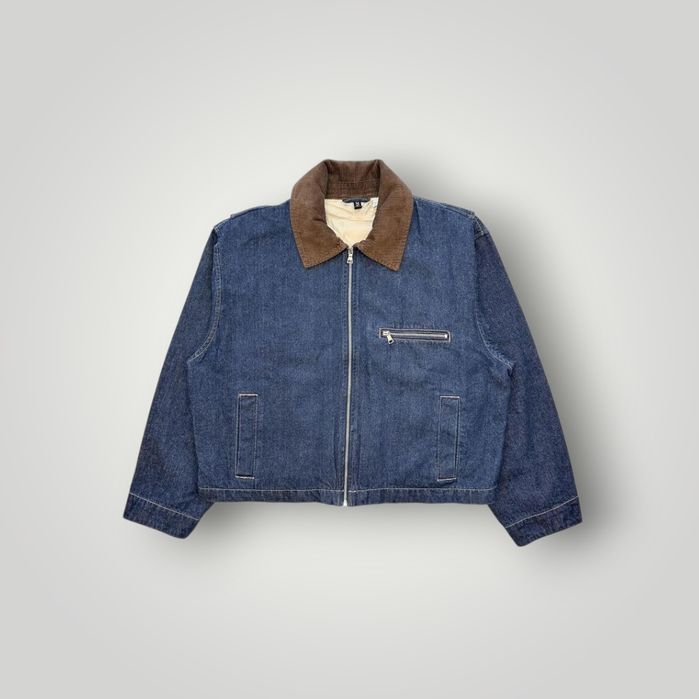 Дамско H&M Cropped Boxy Fit Дънково Яке