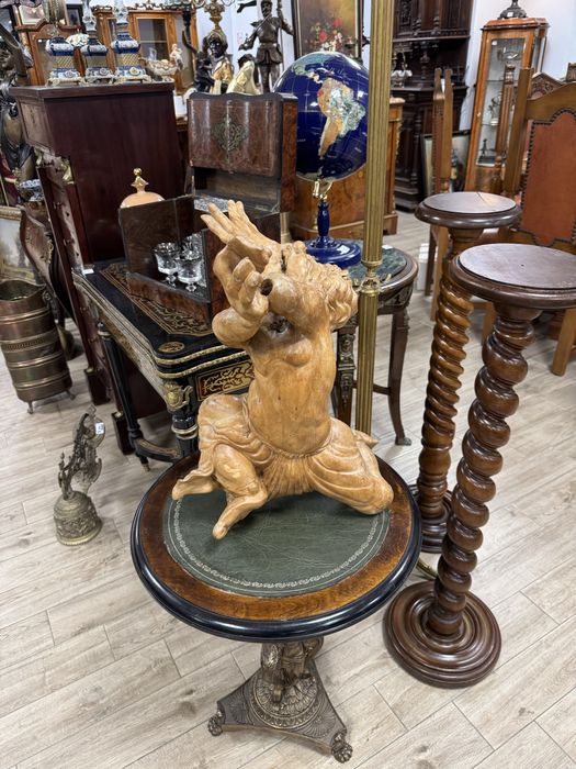Faun - sculptura din lemn