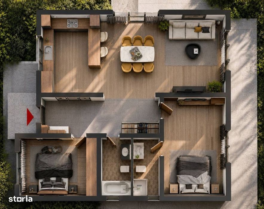 Casă modernă cu pod mansardabil | Prejmer