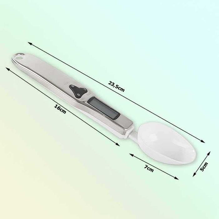 Електронна кухненска лъжица везна 0.1–500 г с LCD дисплей