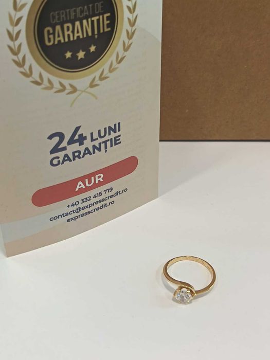 (AG41) Inel aur, 14k b7909 Certificat de garantie