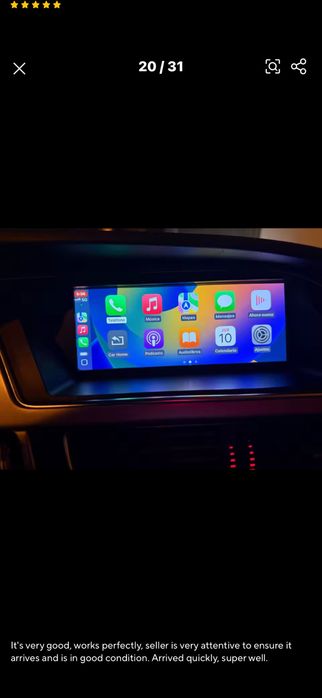 Apple Carplay touchscreen navigatie Audi