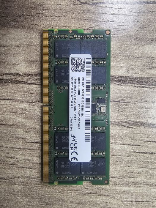 Micron SoDimm DDR5 32GB 5600