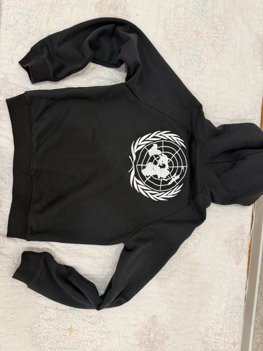 Vetements кроп зип худи