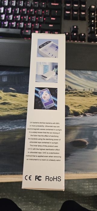 Aparat de dezinfectare si sterilizare telefon, chei, etc.cu lumina UVC