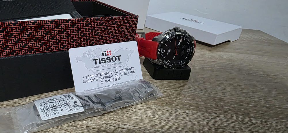 Tissot T Touch Coonect Titanium full box 2 bratari
