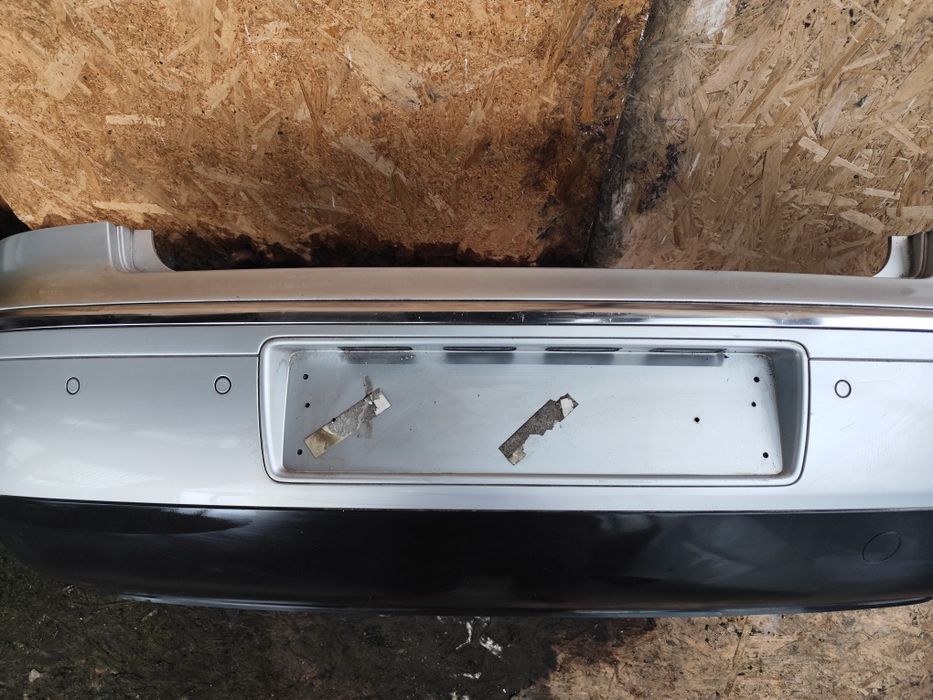 VW Phaeton 3D Седан Задна броня LA7W Reflex Silver Pre Facelift 2002-2007 Оригинална