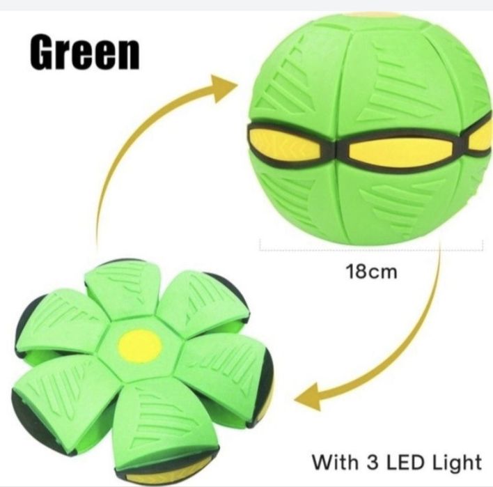 Игрушка трансформер-мяч с LED подсветкой