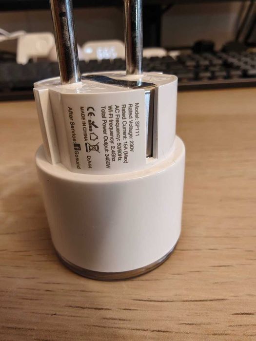 Priză inteligentă Wi-Fi Gosund SP111 - 15A (3450W), monitorizare consum