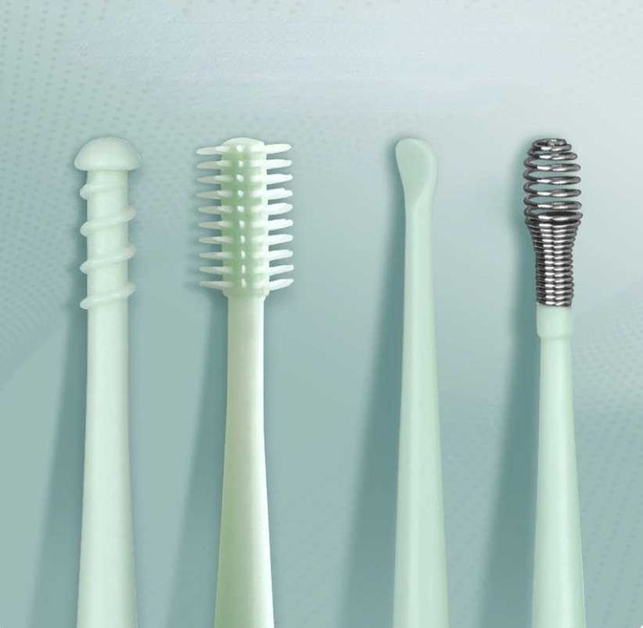 Комплект инструменти за почистване на уши меки силиконови