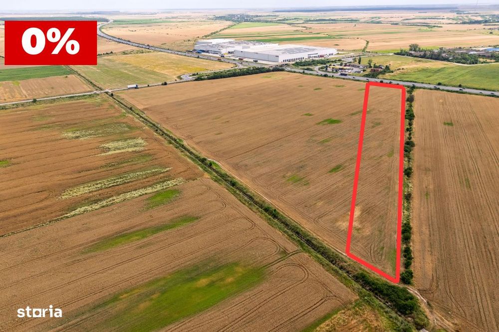 Teren investitional 9.303 mp | Proximitate Autostrada A1 | Cateasca-Ar