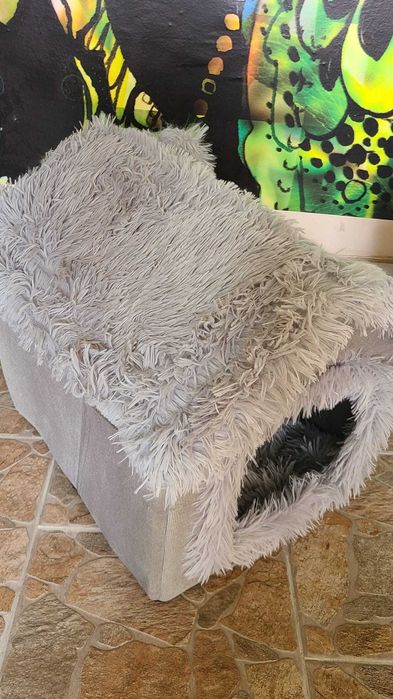 Culcus tip casuta de lux animale / casa pisici și catei LARGE NOUA