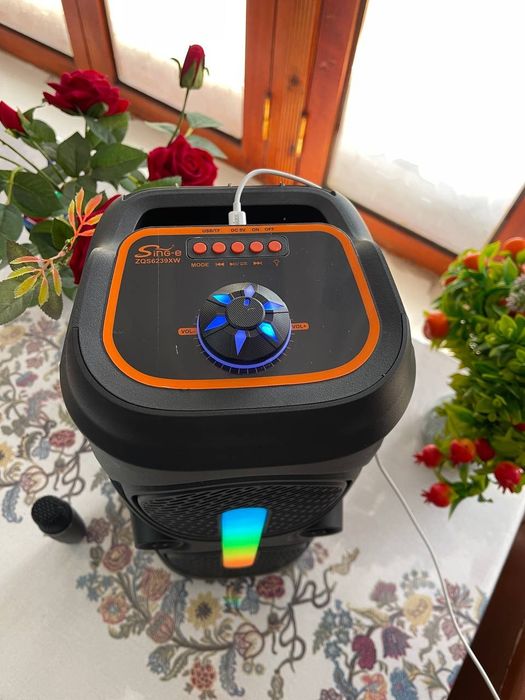 Колонка Kalonka Karaoke Bluetooth USB Yangi Speaker