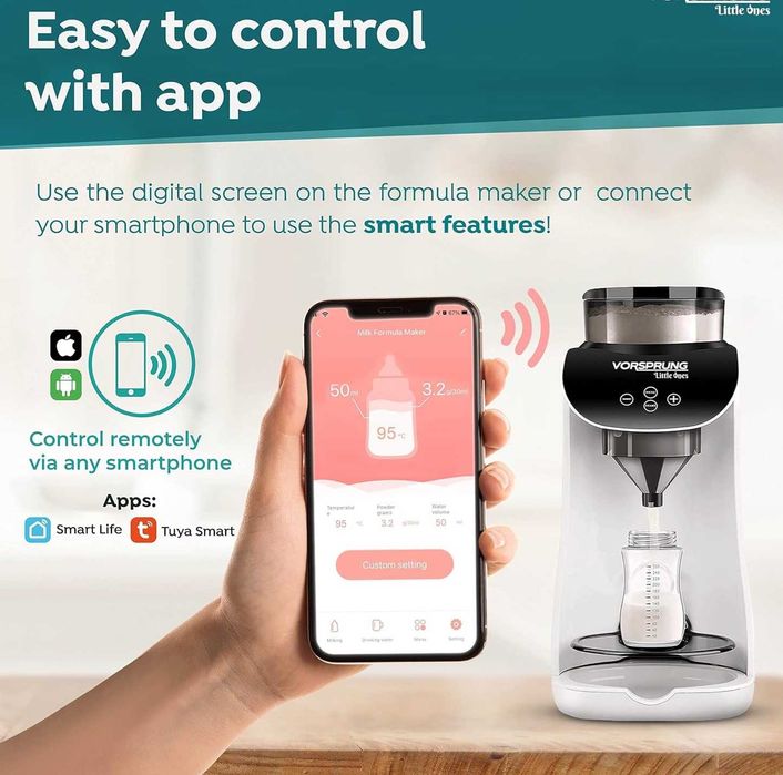 Espresor Lapte Praf Baby Lulu ! pentru Bebelusi cu aplicatie 1150 lei