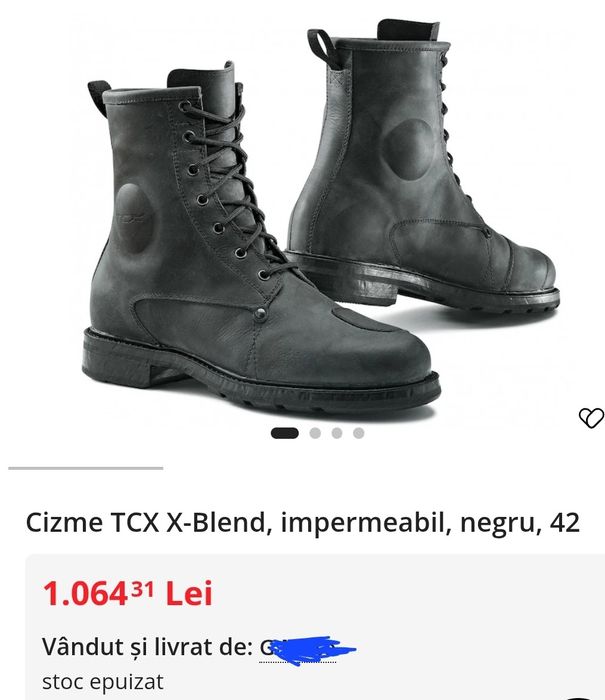 Ghete moto 40  piele